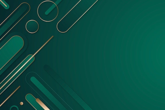 Free vector gradient emerald background