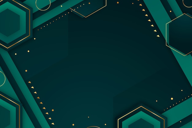 Free vector gradient emerald background