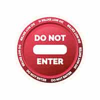 Free vector gradient do not enter sign