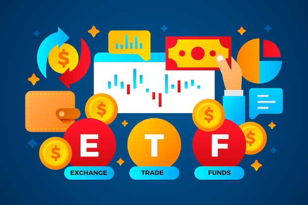 Бесплатное векторное изображение Иллюстрация градиента etf