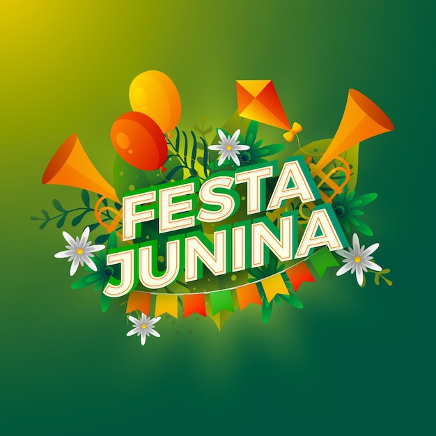 Collezione festa junina sfumata