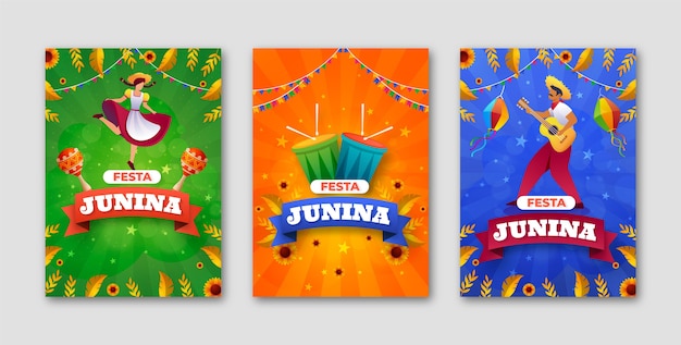 Градиентные карты festas juninas