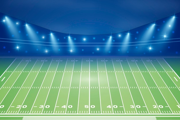 Gradient football field background