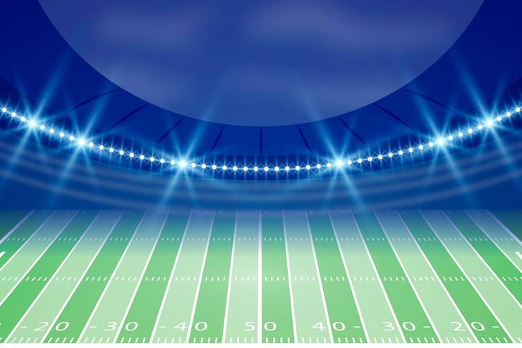無料Vector グラデーションサッカー場の背景