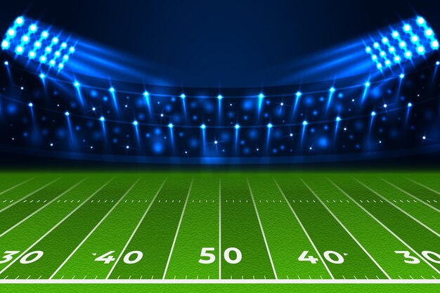 Gradient football field background