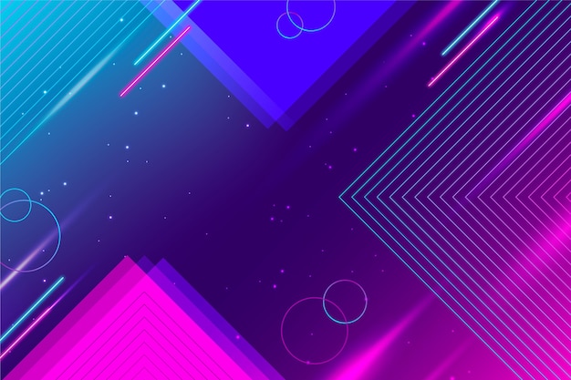 Gradient futuristic colorful background