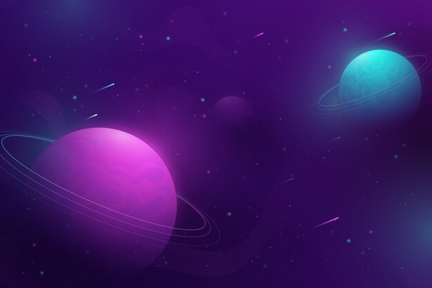 Gradient galaxy background