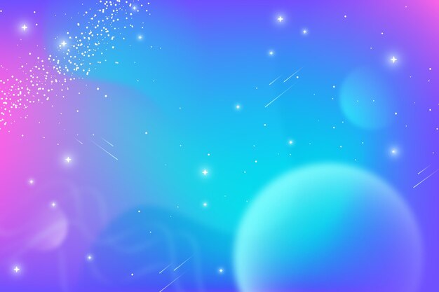 Gradient galaxy background