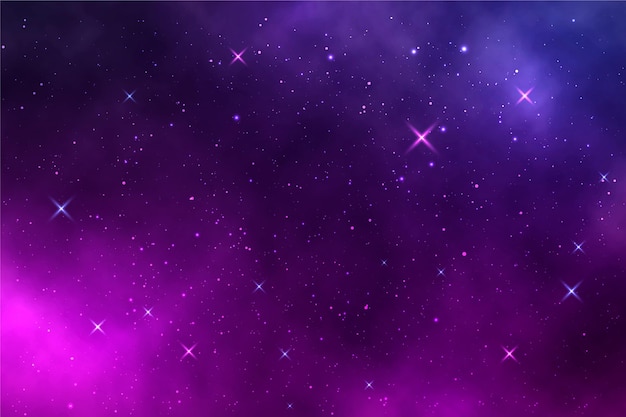 Free vector gradient galaxy background