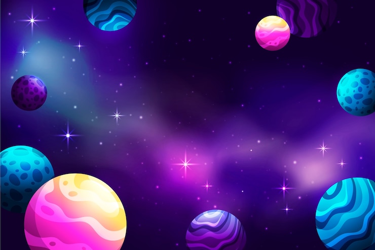 Free Vector gradient galaxy background