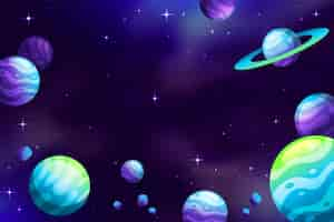 Free vector gradient galaxy background