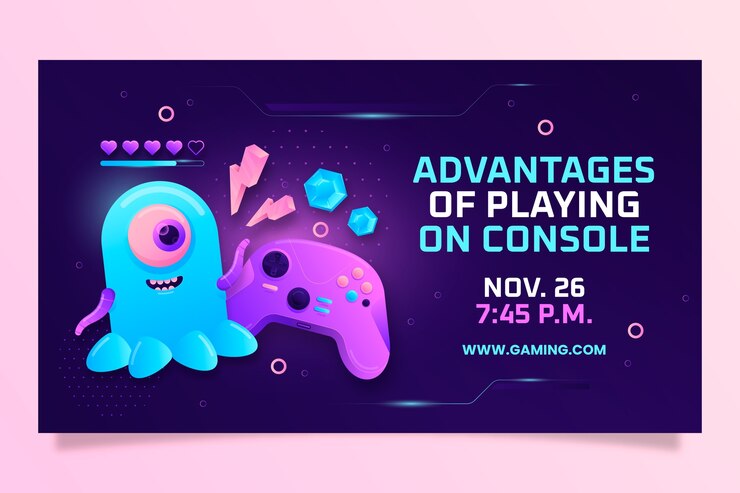 मुफ़्त वेक्टर gradient gaming offer webinar