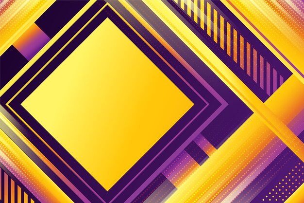 Gradient geoemtric shapes wallpaper