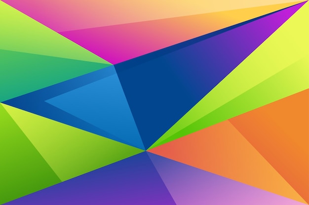 Gradient geometric background colorful