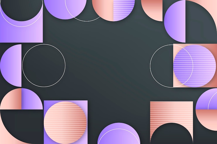 Free Vector gradient geometric background