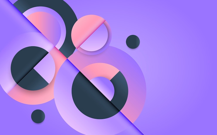 Free Vector gradient geometric background
