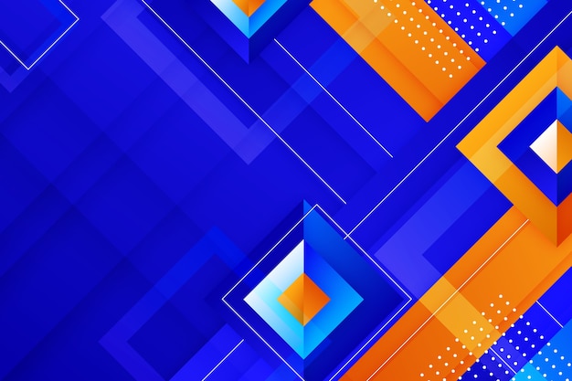 Gradient geometric background