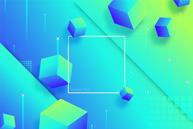 Gradient geometric background