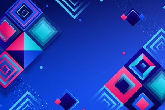 Gradient geometric background