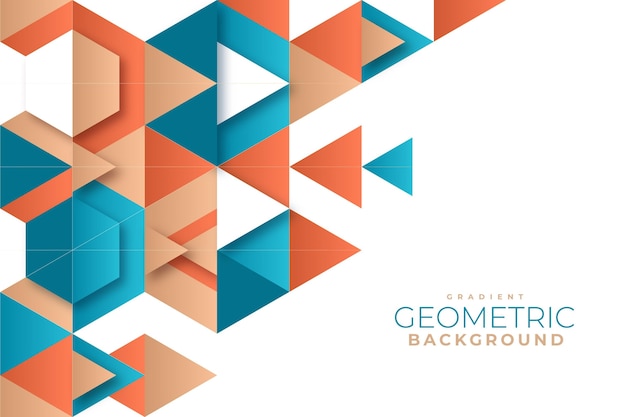 Free vector gradient geometric background