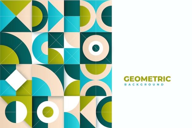 Free vector gradient geometric background