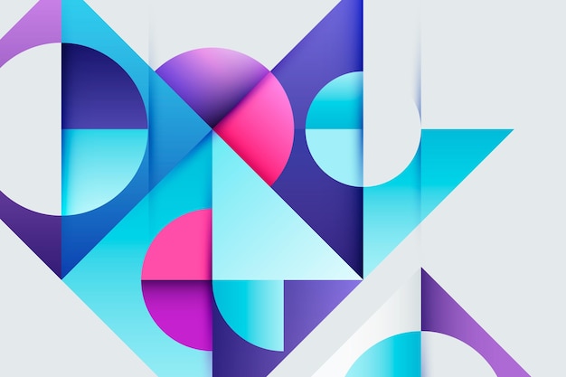 Gradient geometric background