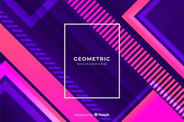 Gradient geometric background