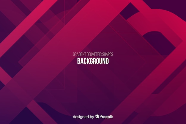 Free vector gradient geometric background