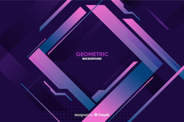 Gradient geometric background