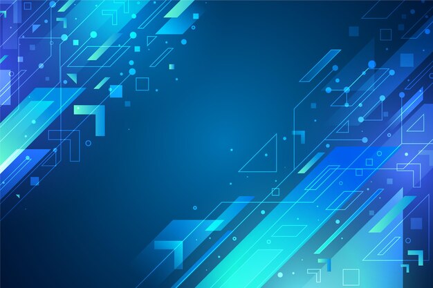 gradient geometric futuristic background