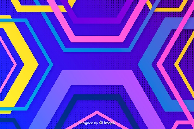 Gradient geometric models background