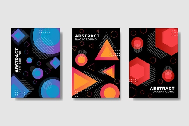 Free vector gradient geometric models covers