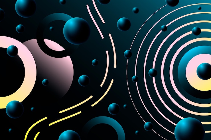 Free Vector gradient geometric shapes background