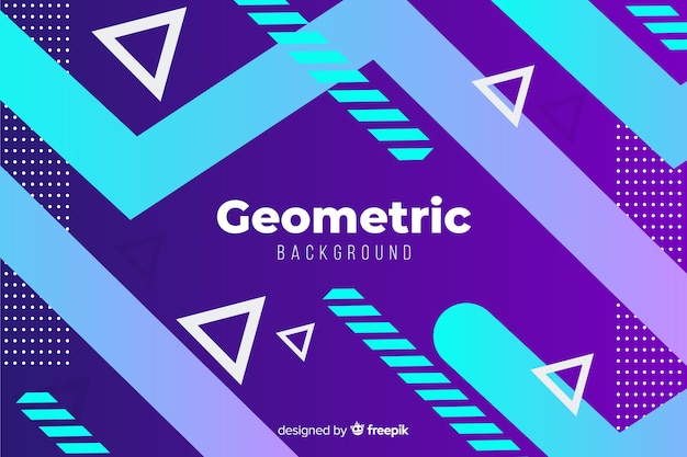 Sfondo di forme geometriche sfumate