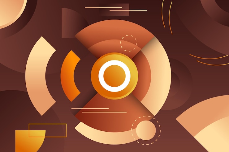 Free Vector gradient geometric wallpaper