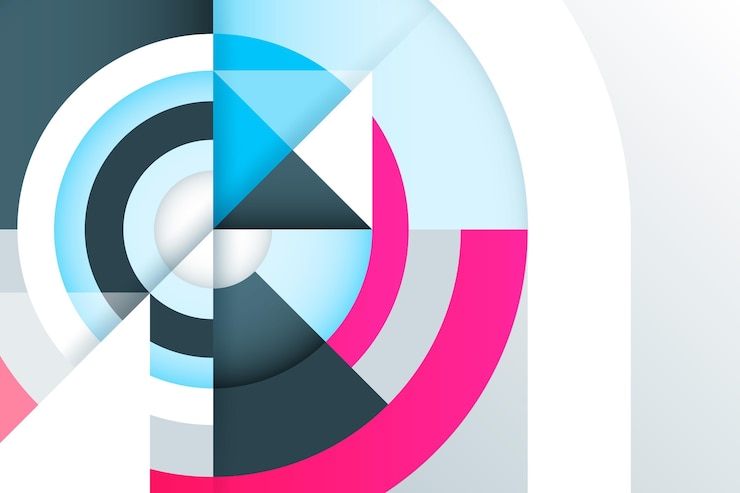 Free Vector gradient geometric wallpaper