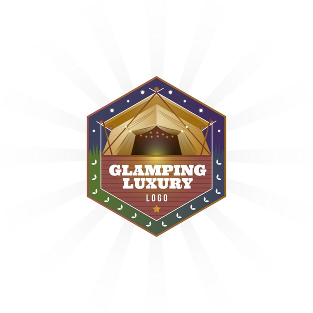Градиентный логотип для глэмпинга