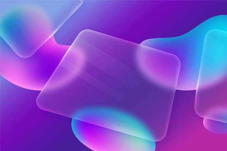 Free Vector gradient glassmorphism