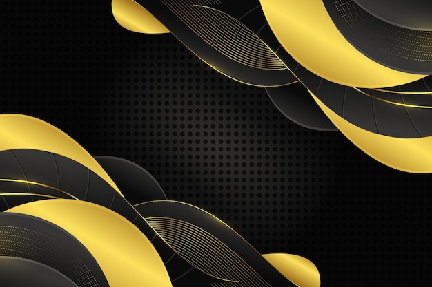 Gradient golden background design