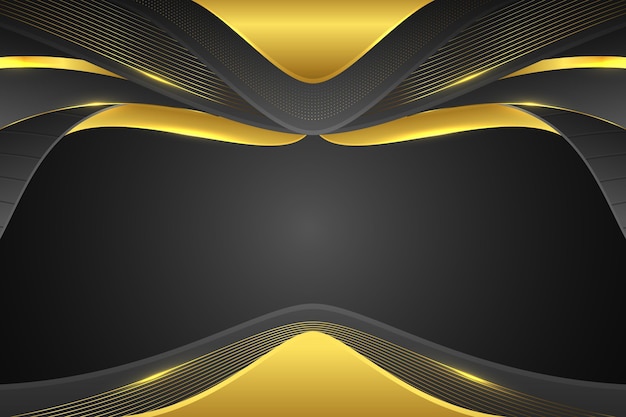 Gradient golden background design