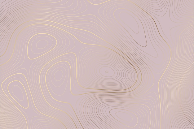 Free vector gradient golden linear background