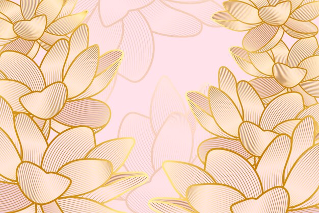 Gradient golden linear background