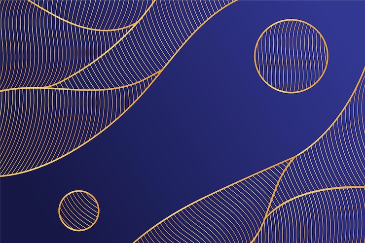 Free Vector gradient golden linear background