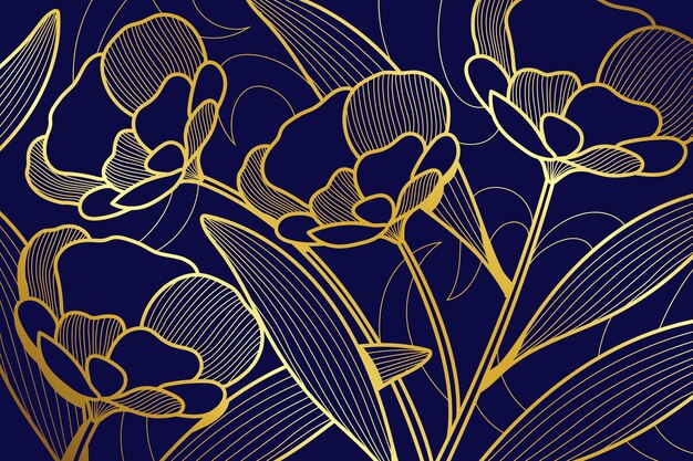 gradient golden linear background