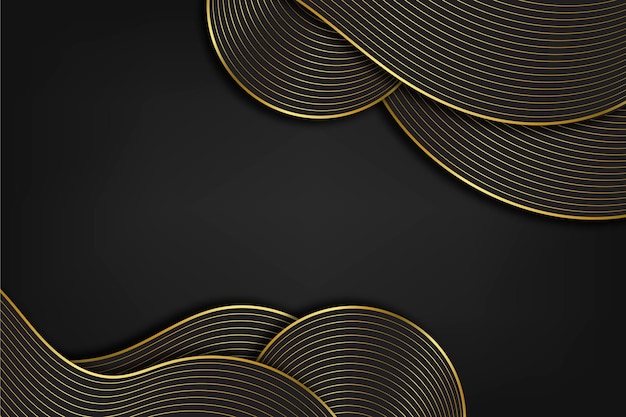 Gradient golden linear background