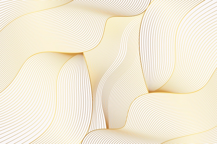 Free Vector gradient golden linear background