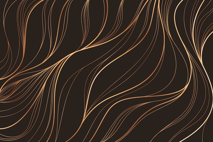 無料Vector グラデーションの金色の線形背景
