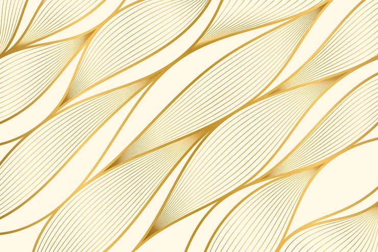 Free Vector gradient golden linear background