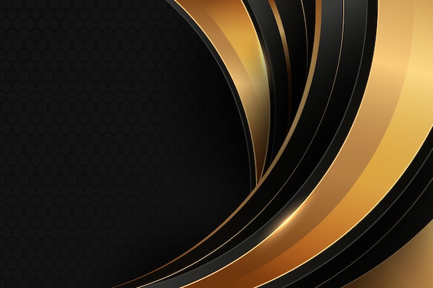 Gradient golden luxury background