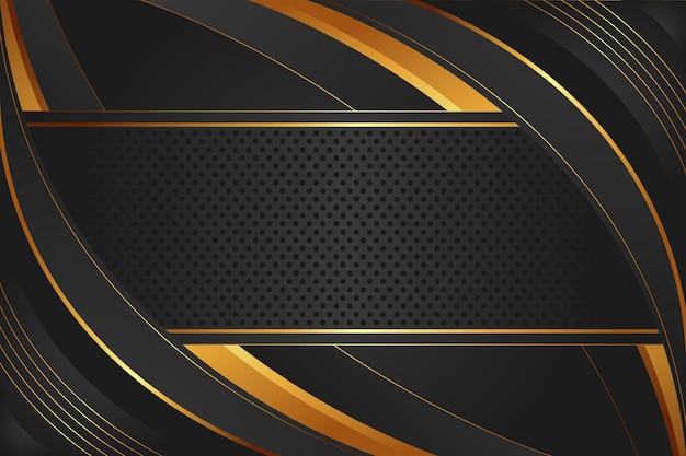 Gradient golden luxury background